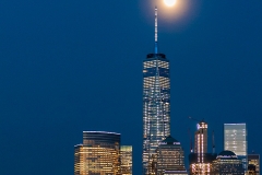Moon Over World Trade Center